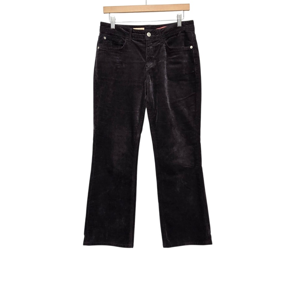 Pilcro Anthropologie Womens Brown Corduroy Bootcut Pants Size 28 Mid Rise
